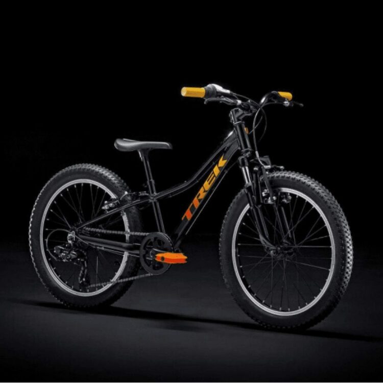 Black and orange trek bike sale