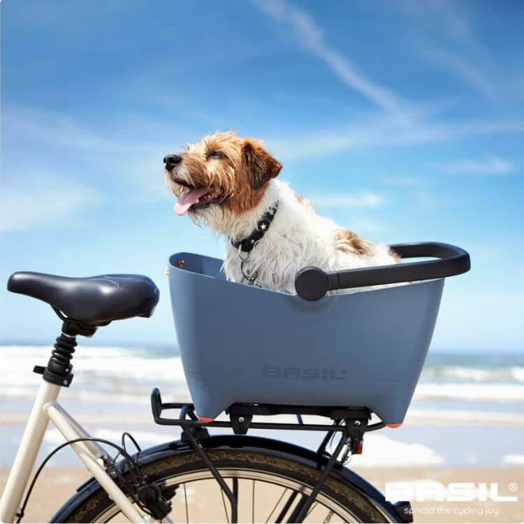 BASIL BUDDY BICYCLE DOG BASKET REAR