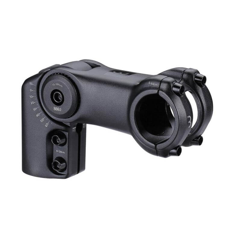 BBB HIGHFIX 0S STEM 31.8MM ADJUSTABLE +60/10D  (FITS 28.6MM STEERER)