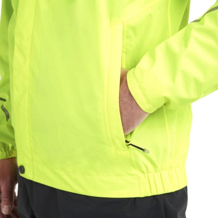 MADISON PROTEC MENS WATERPROOF JACKET HI-VIZ YELLOW