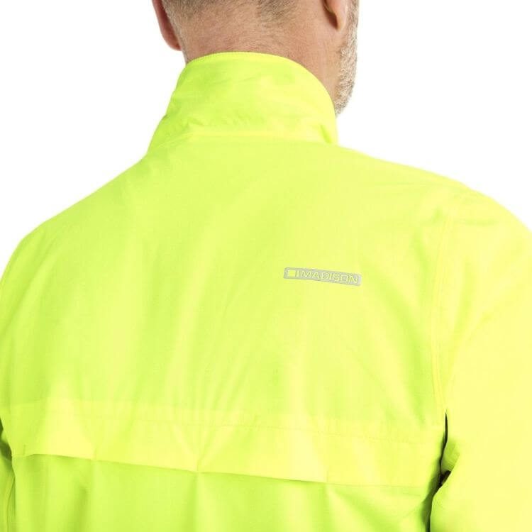 MADISON PROTEC MENS WATERPROOF JACKET HI-VIZ YELLOW