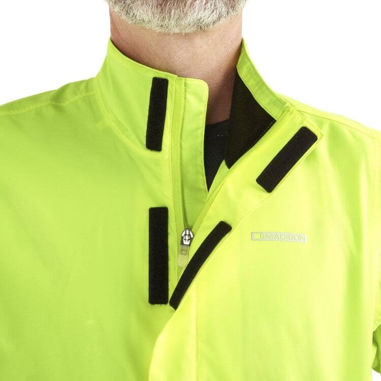 MADISON PROTEC MENS WATERPROOF JACKET HI-VIZ YELLOW