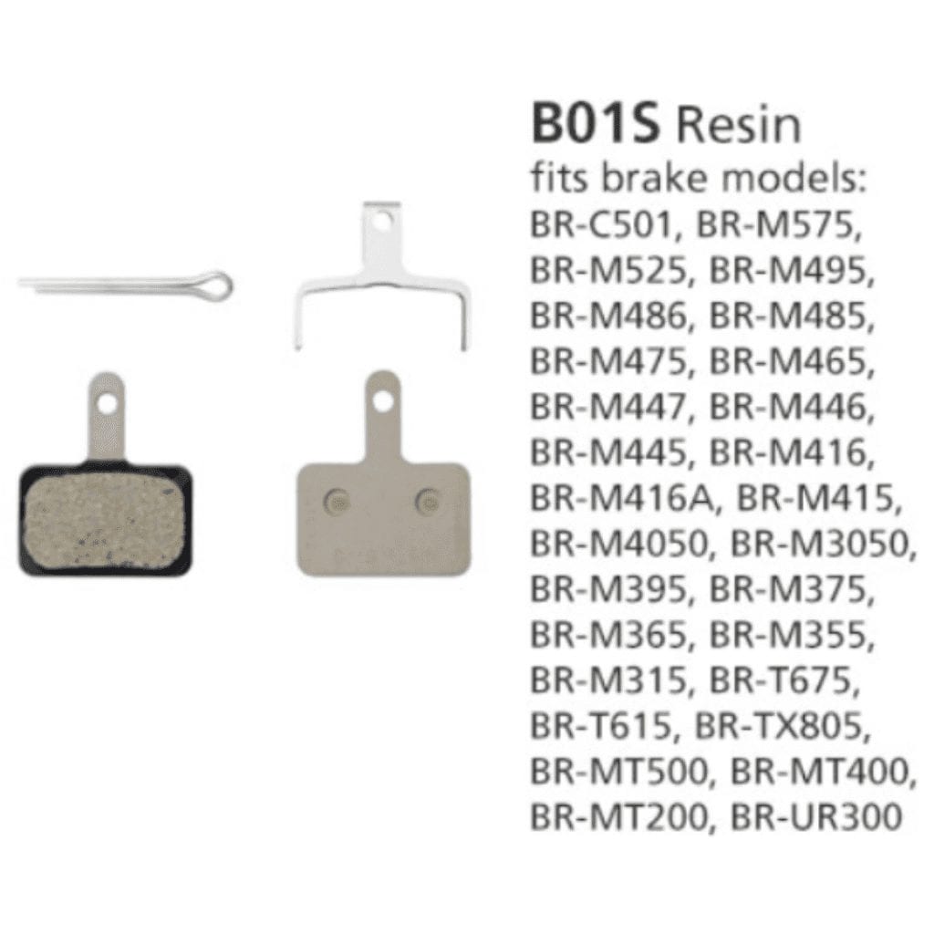 BR M446 DISC BRAKE PADS B05S RESIN 1PR B03S REPLACEMENT CycleNationHavelockNorth