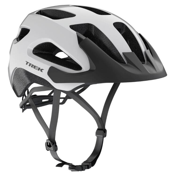 TREK SOLSTICE BIKE HELMET CRYSTAL WHITE