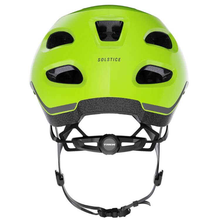 TREK SOLSTICE BIKE HELMET RADIOACTIVE YELLOW